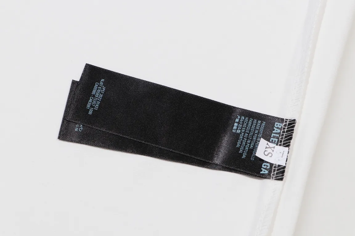 #「 Quality」 《BALENCIAGA 》24SS Classic T Quality - 2 - os 220 -26 280g - 300g 1×1 - Quality ：Black White Size: XS-S-M-L